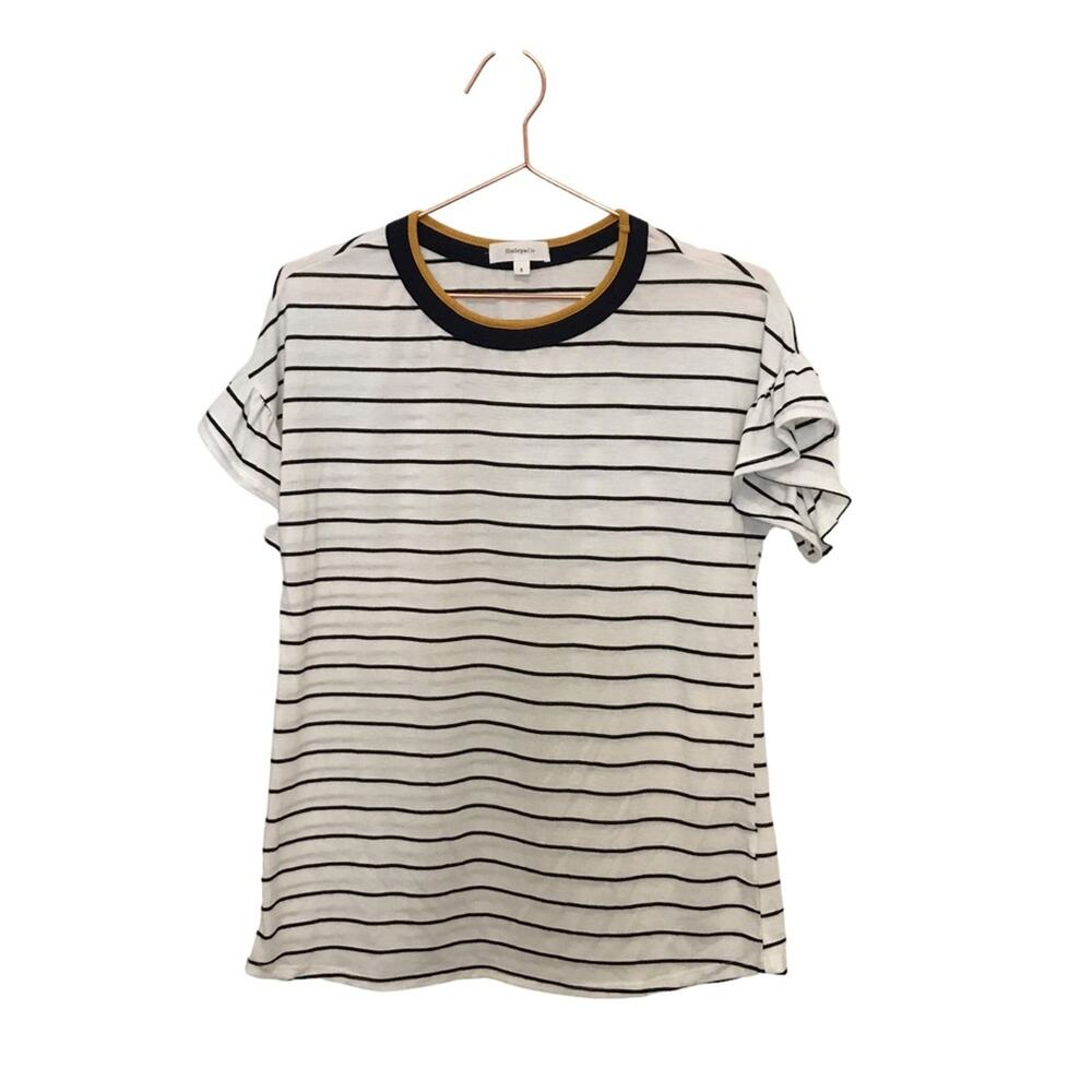 Hailey & Co striped t shirt size small
